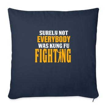 Funny Quote Shirt with Quote Song Lyrics Shirt Fun - Sofa pillowcase 17,3'' x 17,3'' (45 x 45 cm) - navy - Front
