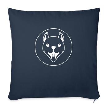 DOG CAT PET - Sofakissenbezug 45 x 45 cm - Navy - Vorne