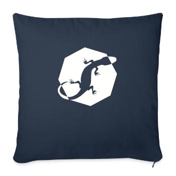 reptil - Sofakissenbezug 45 x 45 cm - Navy - Vorne