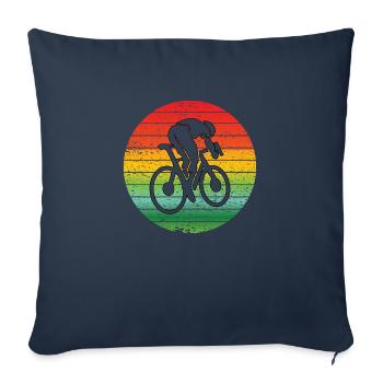 Cyclists Cycling Cycling Cyclists Cycling - Sofa pillowcase 17,3'' x 17,3'' (45 x 45 cm) - navy - Front