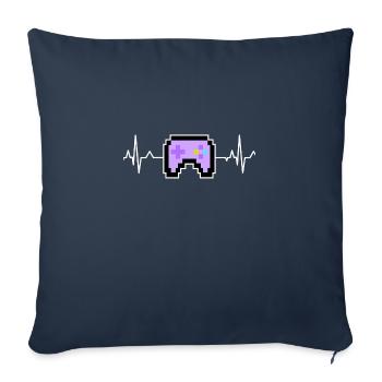 Controller - Sofakissenbezug 45 x 45 cm - Navy - Vorne