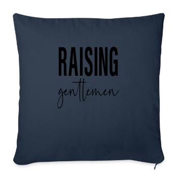 Raising Gentlemen - Sofa pillowcase 17,3'' x 17,3'' (45 x 45 cm) - navy - Front