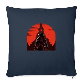 dark tower - Sofa pillowcase 17,3'' x 17,3'' (45 x 45 cm) - navy - Front