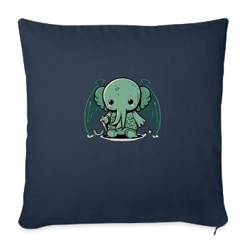 Baby Cthulhu - Sofa pillowcase 17,3'' x 17,3'' (45 x 45 cm) - navy - Front