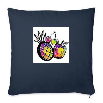 Fruit - Sofakissenbezug 45 x 45 cm - Navy - Vorne