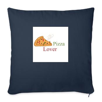 Pizza Lover - Sofakissenbezug 45 x 45 cm - Navy - Vorne