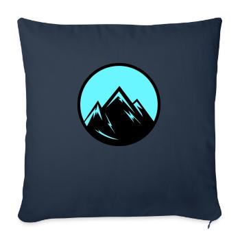 mountains - Sofakissenbezug 45 x 45 cm - Navy - Vorne