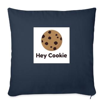 Hey Cookie - Sofakissenbezug 45 x 45 cm - Navy - Vorne