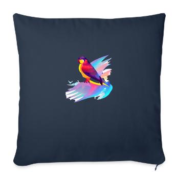 Budgerigar Bird Cockatiel Bird Owner - Sofa pillowcase 17,3'' x 17,3'' (45 x 45 cm) - navy - Front