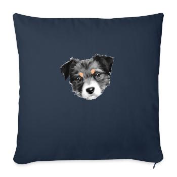 Dogs Shepherd Dog Dog Owner Dog Dog Owner - Sofa pillowcase 17,3'' x 17,3'' (45 x 45 cm) - navy - Front