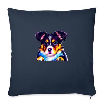 Rottweiler Dog Owner Dog Owner - Sofa pillowcase 17,3'' x 17,3'' (45 x 45 cm) - navy - Front