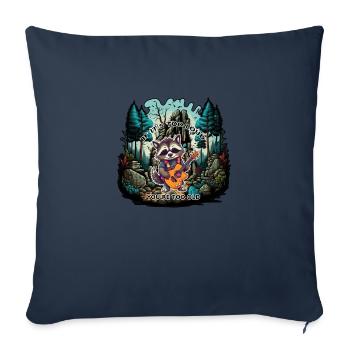 Get Ready To Rock With This Epic Forest Stage - Sofa pillowcase 17,3'' x 17,3'' (45 x 45 cm) - navy - Front