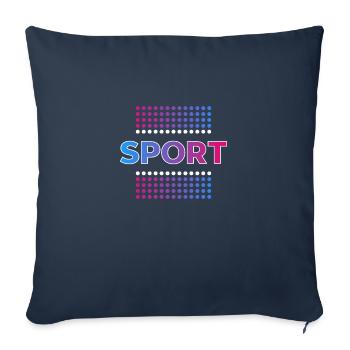 Sport 2023 1 - Sofa pillowcase 17,3'' x 17,3'' (45 x 45 cm) - navy - Front