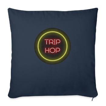 TRIP HOP - Sofa pillowcase 17,3'' x 17,3'' (45 x 45 cm) - navy - Front