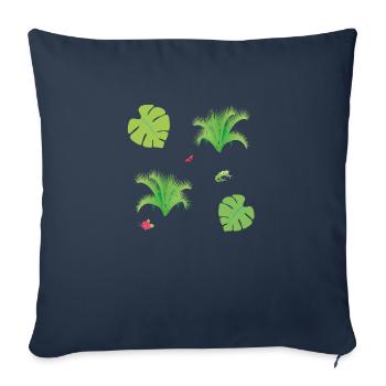digitale Vektorgrafik - Sofakissenbezug 45 x 45 cm - Navy - Vorne