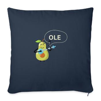 Ole Spanische Avokado - Sofakissenbezug 45 x 45 cm - Navy - Vorne
