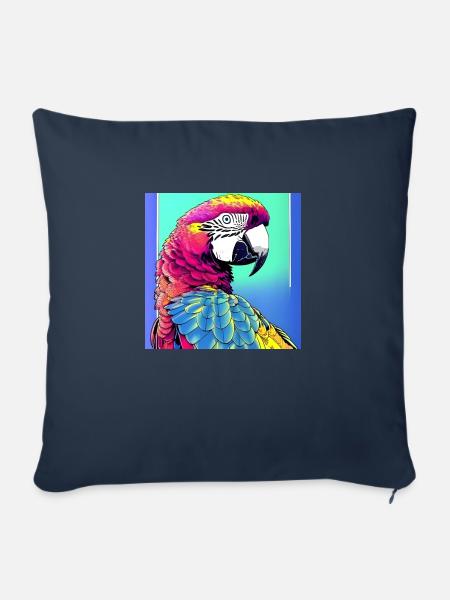 Neon Ara - Sofakissenbezug 45 x 45 cm - Navy