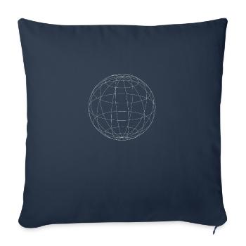 World - Sofakissenbezug 45 x 45 cm - Navy - Vorne