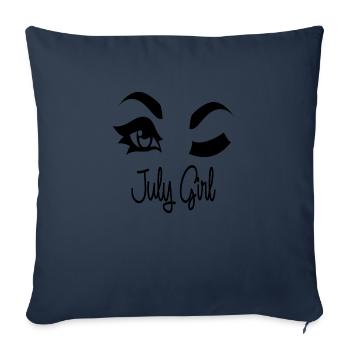 July Girl - Sofakissenbezug 45 x 45 cm - Navy - Vorne