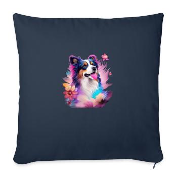 Australian Shepherd - Sofakissenbezug 45 x 45 cm - Navy - Vorne