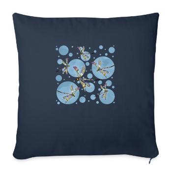 Important - Sofa pillowcase 17,3'' x 17,3'' (45 x 45 cm) - navy - Front
