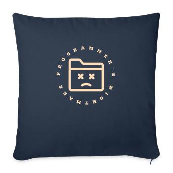 Programmer's Nightmare - Sofa pillowcase 17,3'' x 17,3'' (45 x 45 cm) - navy - Front