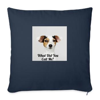 Russell farfelu - Housse de coussin décorative 45 x 45 cm - bleu marine - Devant