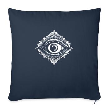 Eye Eyes Ophthalmologist - Sofa pillowcase 17,3'' x 17,3'' (45 x 45 cm) - navy - Front
