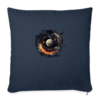 Universe - Sofa pillowcase 17,3'' x 17,3'' (45 x 45 cm) - navy - Front