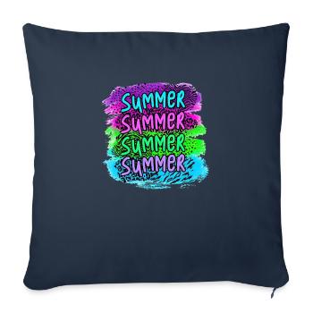 Summer surf croatia beach paradise party vibes Usa - Sofa pillowcase 17,3'' x 17,3'' (45 x 45 cm) - navy - Front