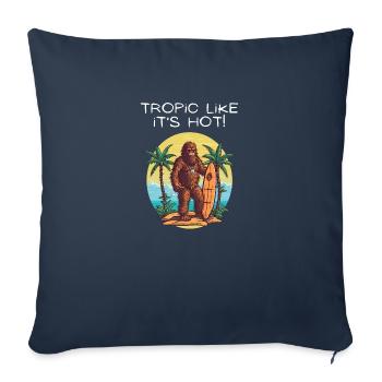 TropicPineapple Beachwear - Fun in the Sun - Sofa pillowcase 17,3'' x 17,3'' (45 x 45 cm) - navy - Front