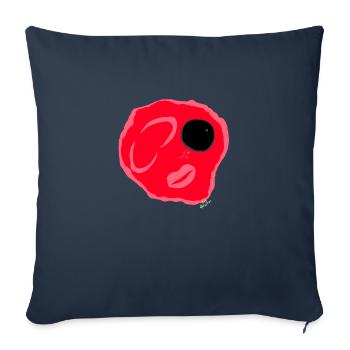 Fried egg of Jess The Dragon - Sofa pillowcase 17,3'' x 17,3'' (45 x 45 cm) - navy - Front