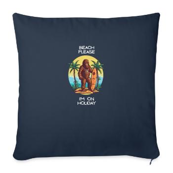 TropicPineapple Beachwear - Beach Please - Sofa pillowcase 17,3'' x 17,3'' (45 x 45 cm) - navy - Front