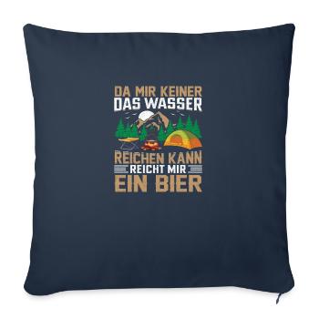 Da mir keiner das Wasser reichen kann reicht mir.. - Sofakissenbezug 45 x 45 cm - Navy - Vorne