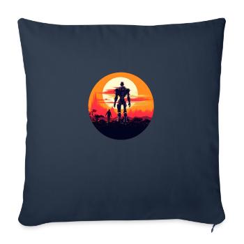 Sonnenuntergangs-Verbündete - Sofakissenbezug 45 x 45 cm - Navy - Vorne