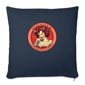 Please Allow me 4 - Sofakissenbezug 45 x 45 cm - Navy - Vorne