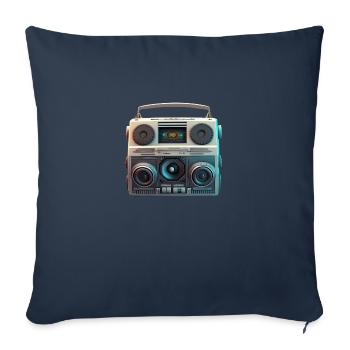 Soundblaster - Sofakissenbezug 45 x 45 cm - Navy - Vorne