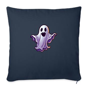 Halloween Ghost Clipart - Sofa pillowcase 17,3'' x 17,3'' (45 x 45 cm) - navy - Front