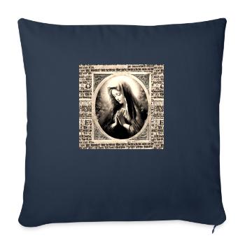 Holly Mary Maria Madonna Mariana Virgin Mary Holy - Sofa pillowcase 17,3'' x 17,3'' (45 x 45 cm) - navy - Front
