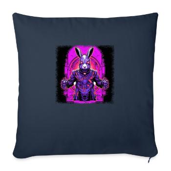 Noël chants de Noël Idée cadeau d’anniversaire Dépression - Housse de coussin décorative 45 x 45 cm - bleu marine - Devant
