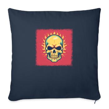 Animal Merch présent Humour Animal Lover - Housse de coussin décorative 45 x 45 cm - bleu marine - Devant