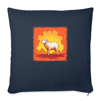 Citation de vêtements d’anatomie pour adultes sales et effrayants - Housse de coussin décorative 45 x 45 cm - bleu marine - Devant
