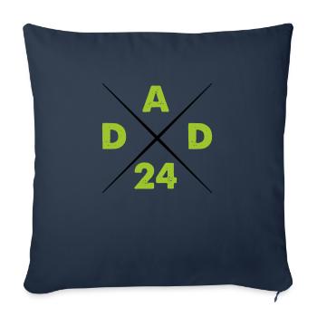 dad 24 - Sofakissenbezug 45 x 45 cm - Navy - Vorne