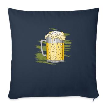 Becher - Sofakissenbezug 45 x 45 cm - Navy - Vorne