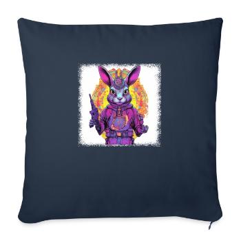 Assortment Babysitter Mammal Squirrel - Sofa pillowcase 17,3'' x 17,3'' (45 x 45 cm) - navy - Front