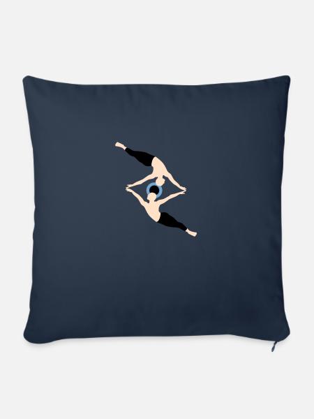Auge - Sofakissenbezug 45 x 45 cm - Navy