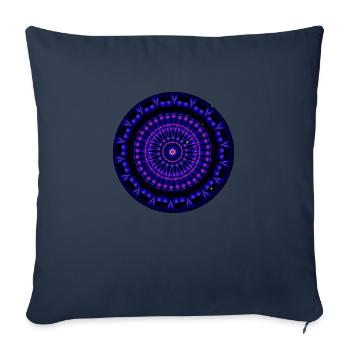 Mantra 1 - Sofakissenbezug 45 x 45 cm - Navy - Vorne