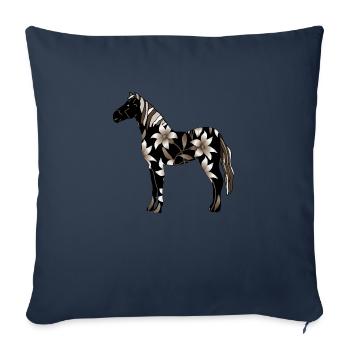 Pferd - Sofakissenbezug 45 x 45 cm - Navy - Vorne