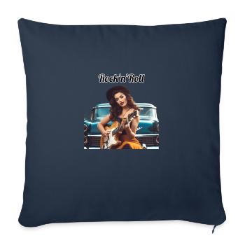 Pinup - Sofa pillowcase 17,3'' x 17,3'' (45 x 45 cm) - navy - Front