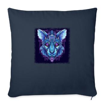Australie bébé jeux de mots camisa para dormir geek - Housse de coussin décorative 45 x 45 cm - bleu marine - Devant